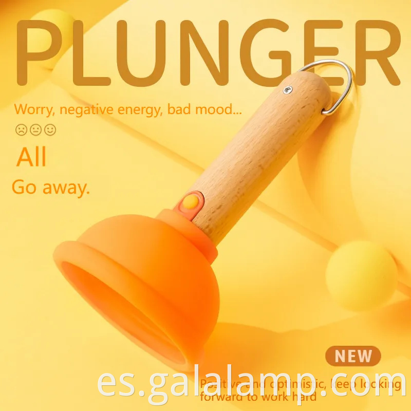 Luz de la noche de inodoro elegante para manija de madera con motivo único